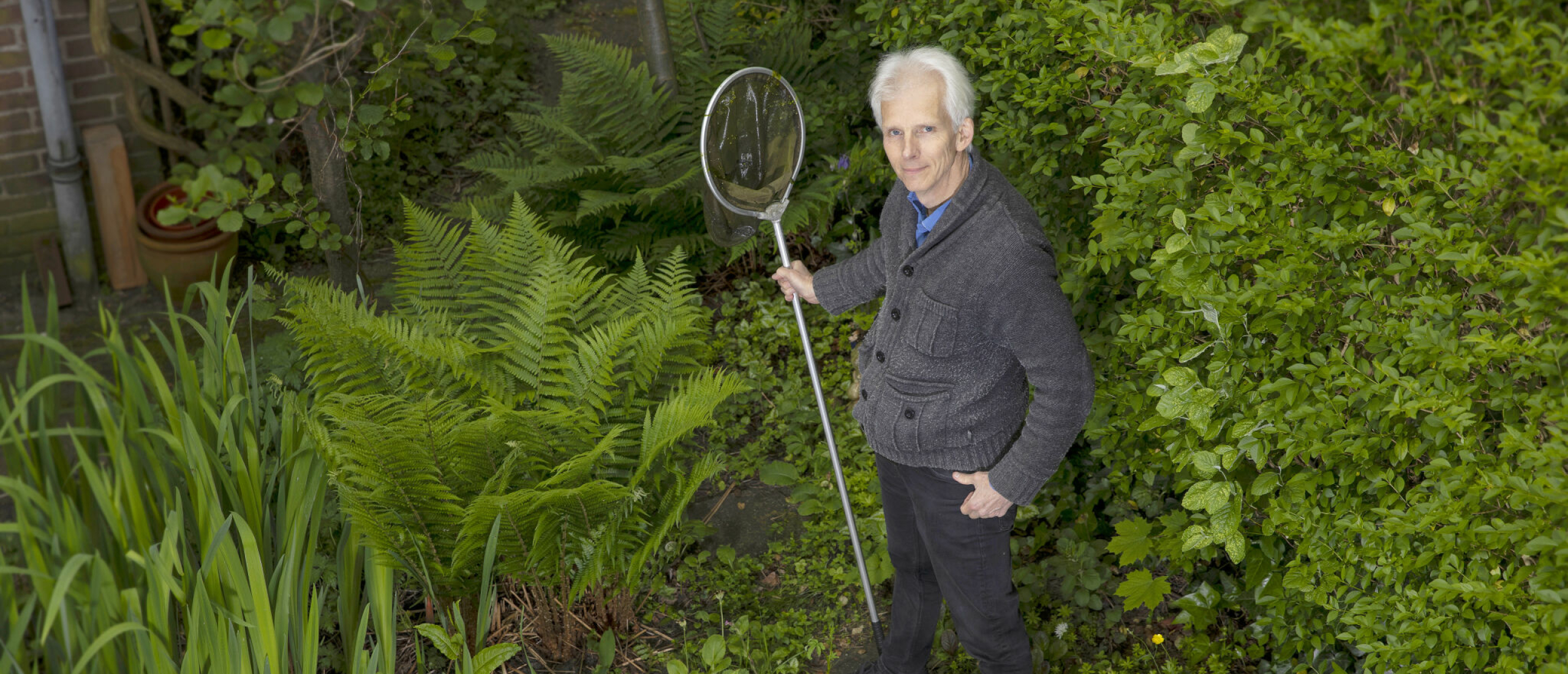 De tuin van biograaf en schrijver Dik van der Meulen is een eerbetoon aan zijn held Thijsse.